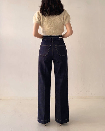 Non Fade Banding Denim - AdoreMeU