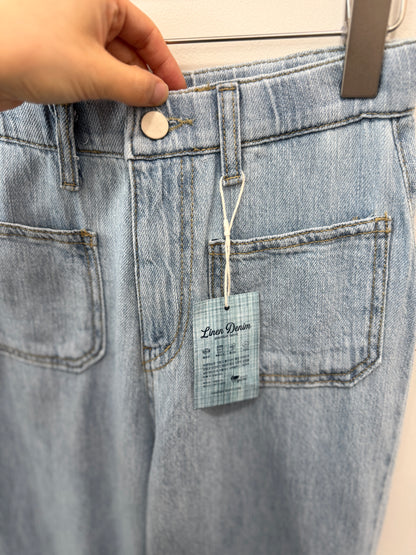Front Pocket Linen Denim(~4/7)