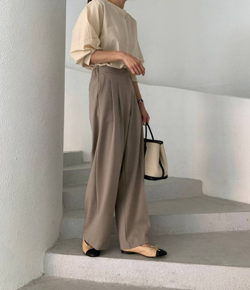 Valen Pintuck Straight Slacks(~10/31)