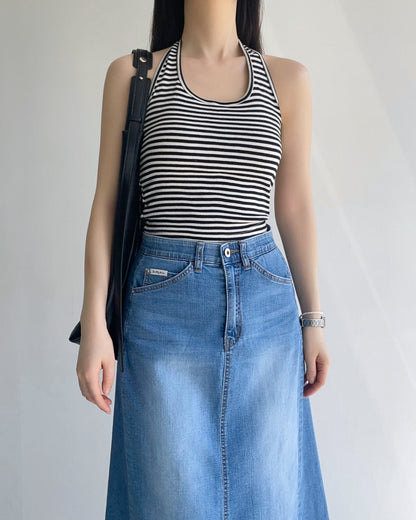 * A-Line Front Pocket Skirt