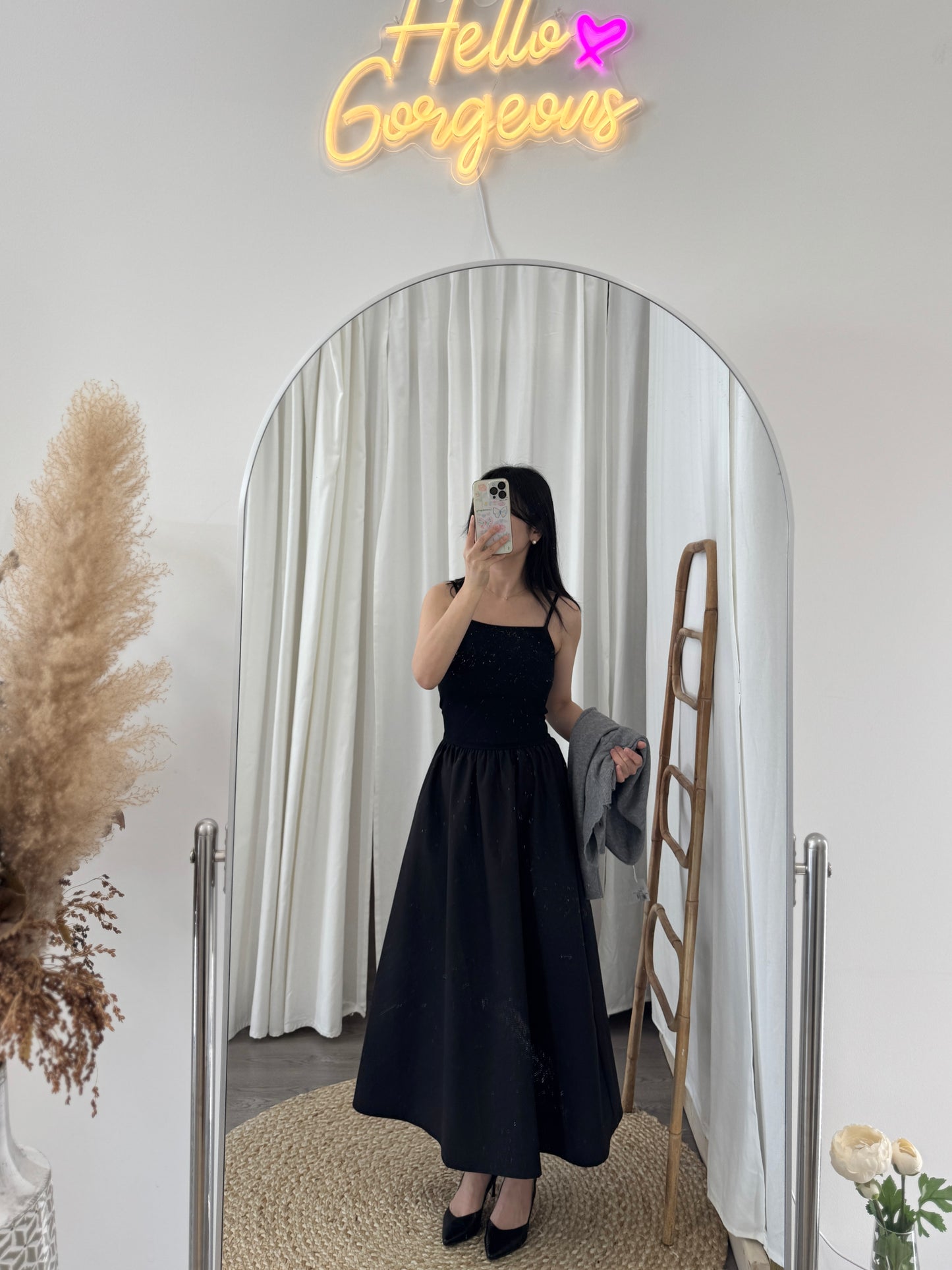 Padded Layered Dress