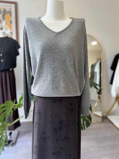 Soft V Cash Knit