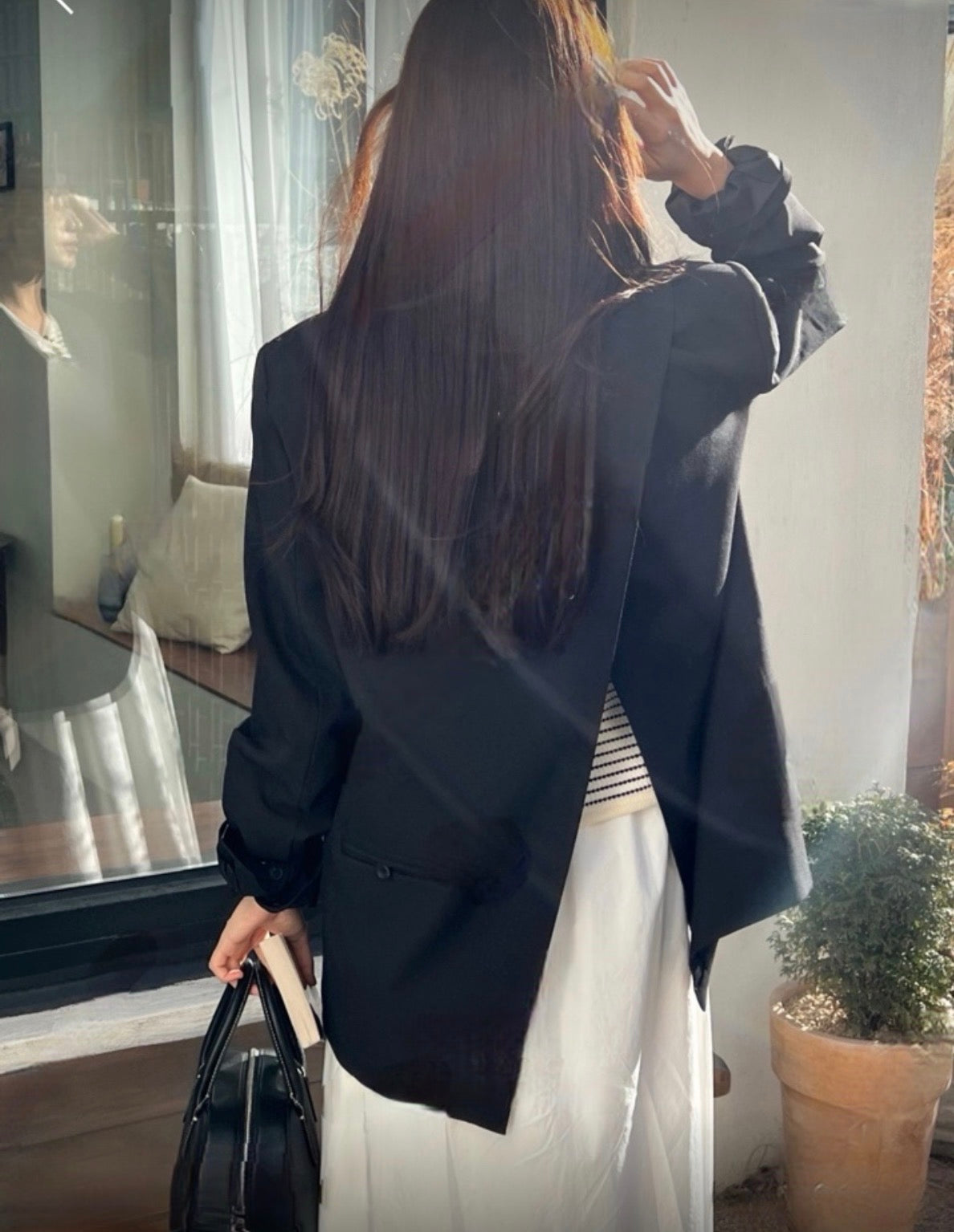 *  Maren Back-Slit Blazer