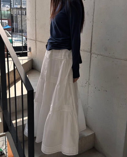 *Tiered Frill Maxi Skirt