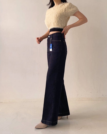 Non Fade Banding Denim - AdoreMeU