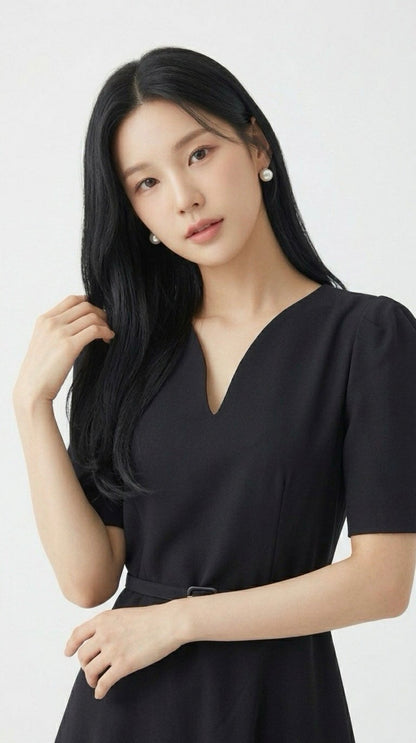 *Heart Neck Dress