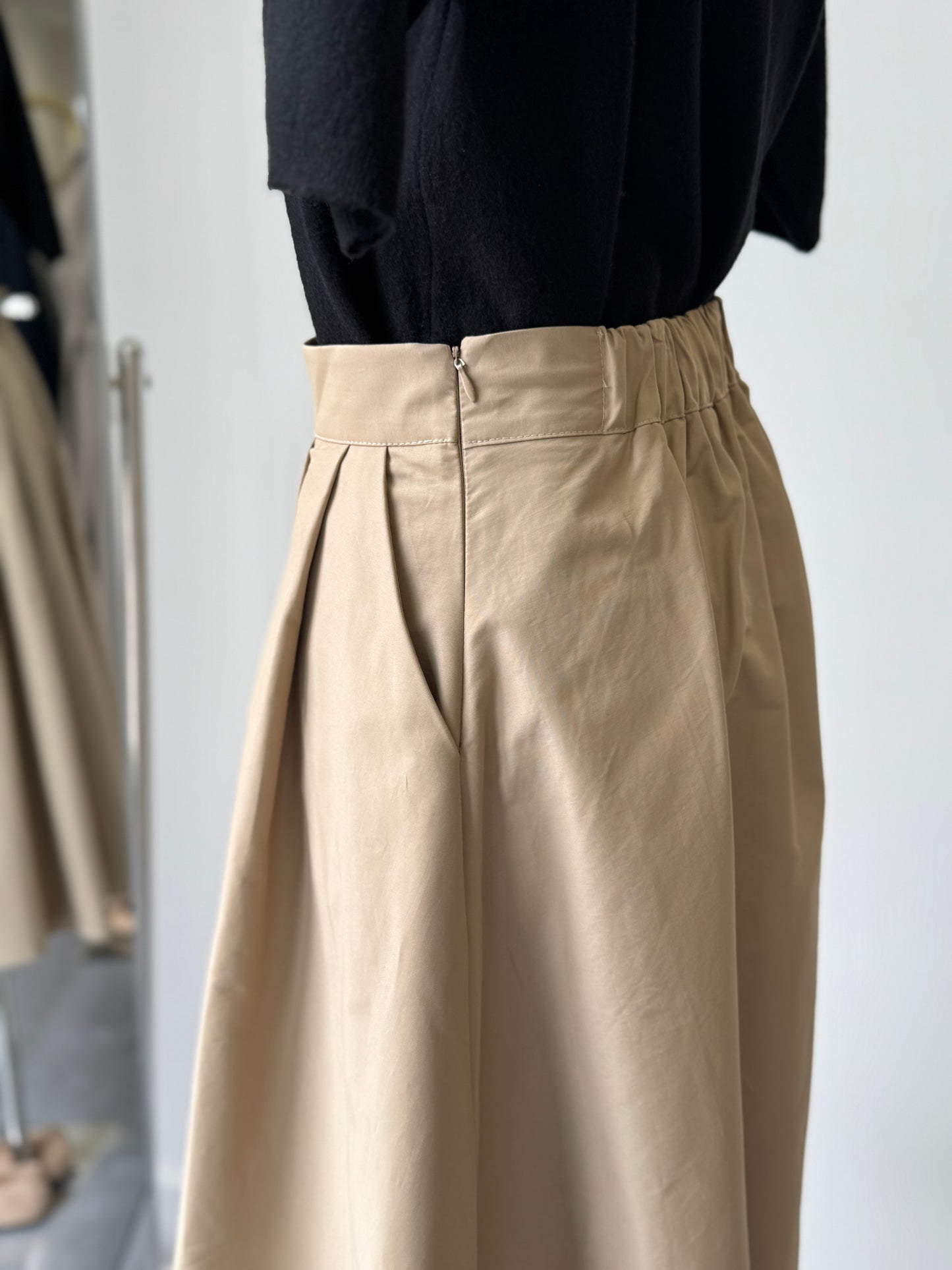 Terry Pintuck Banding Skirt(~9/30) - AdoreMeU