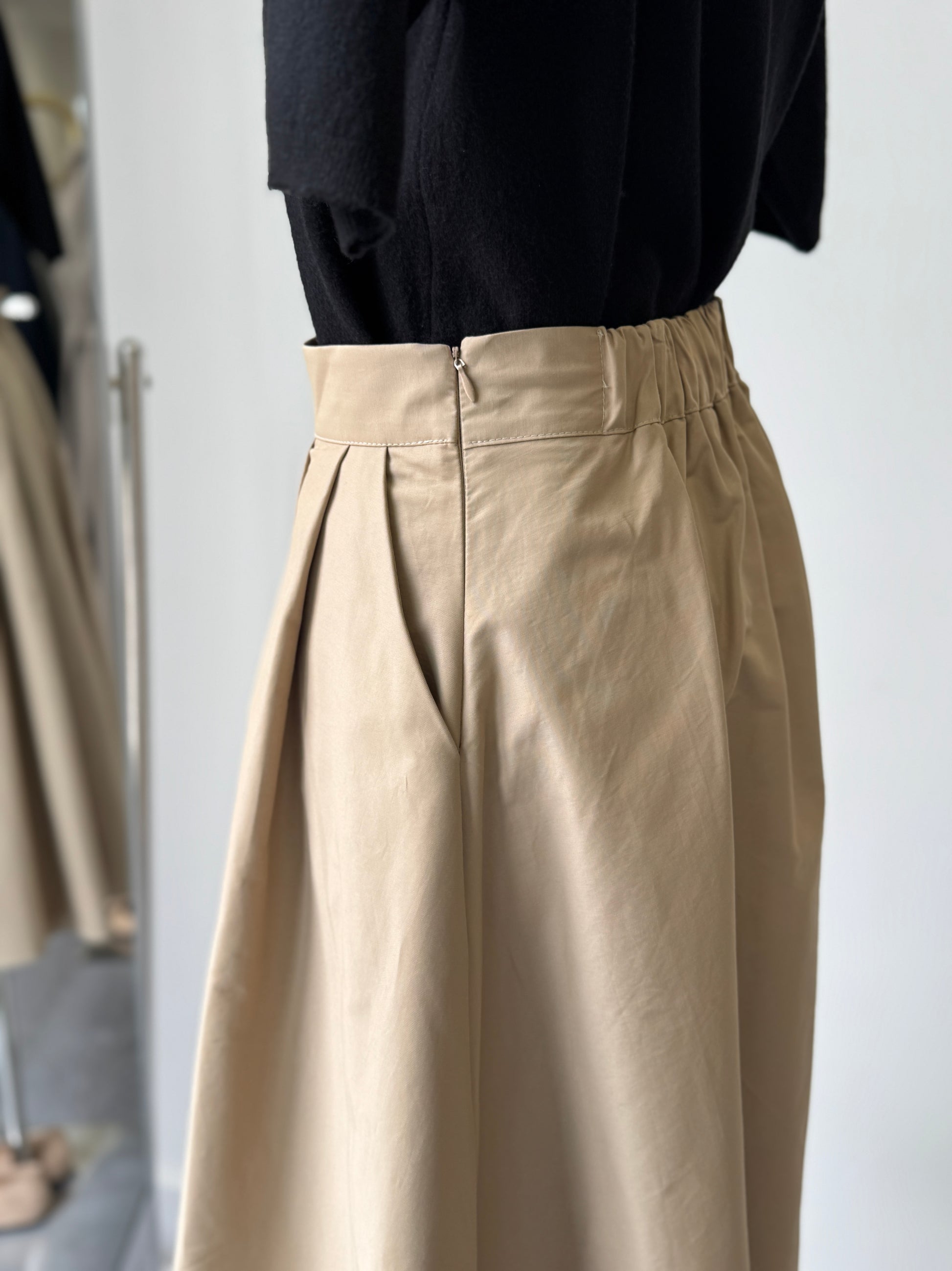 Terry Pintuck Banding Skirt(~9/30) - AdoreMeU