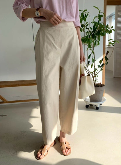 *바이오 핀턱 팬츠