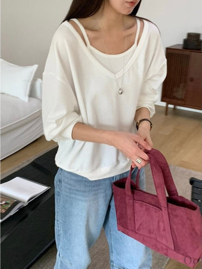 Preto Sweatshirt &Tank Top Set (~9/5)