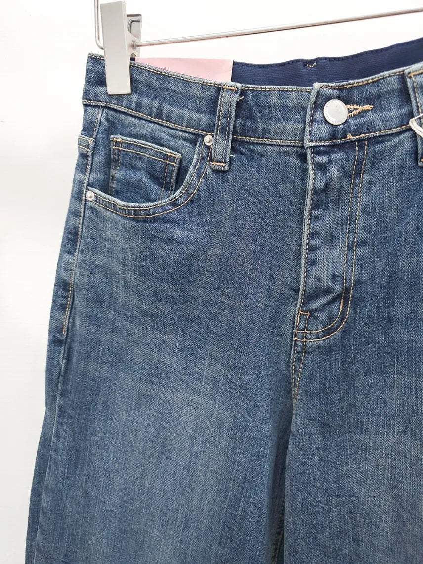Cat Distressed Wide Denim (~10/25)