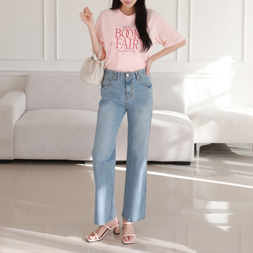 *Light Wash Denim Pants