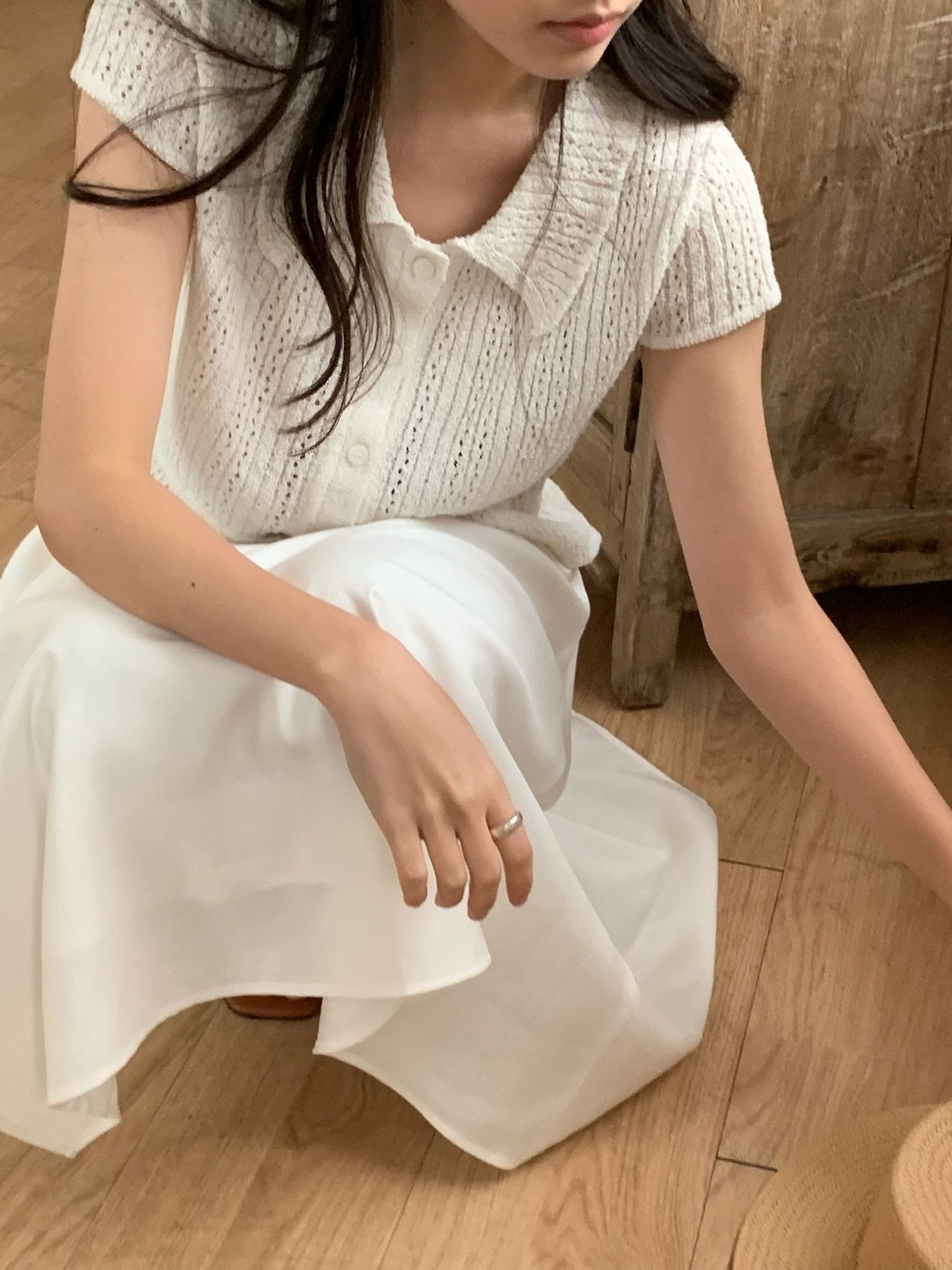 * Summer Mood Collar Knit