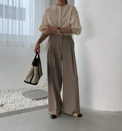 Valen Pintuck Straight Slacks(~10/31)