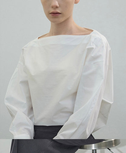 Carrot Boat Neck Blouse