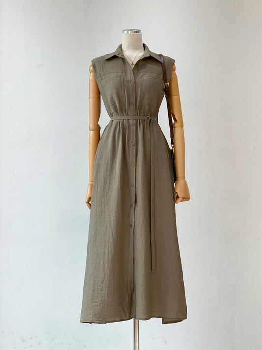 Meta Belt Long Dress