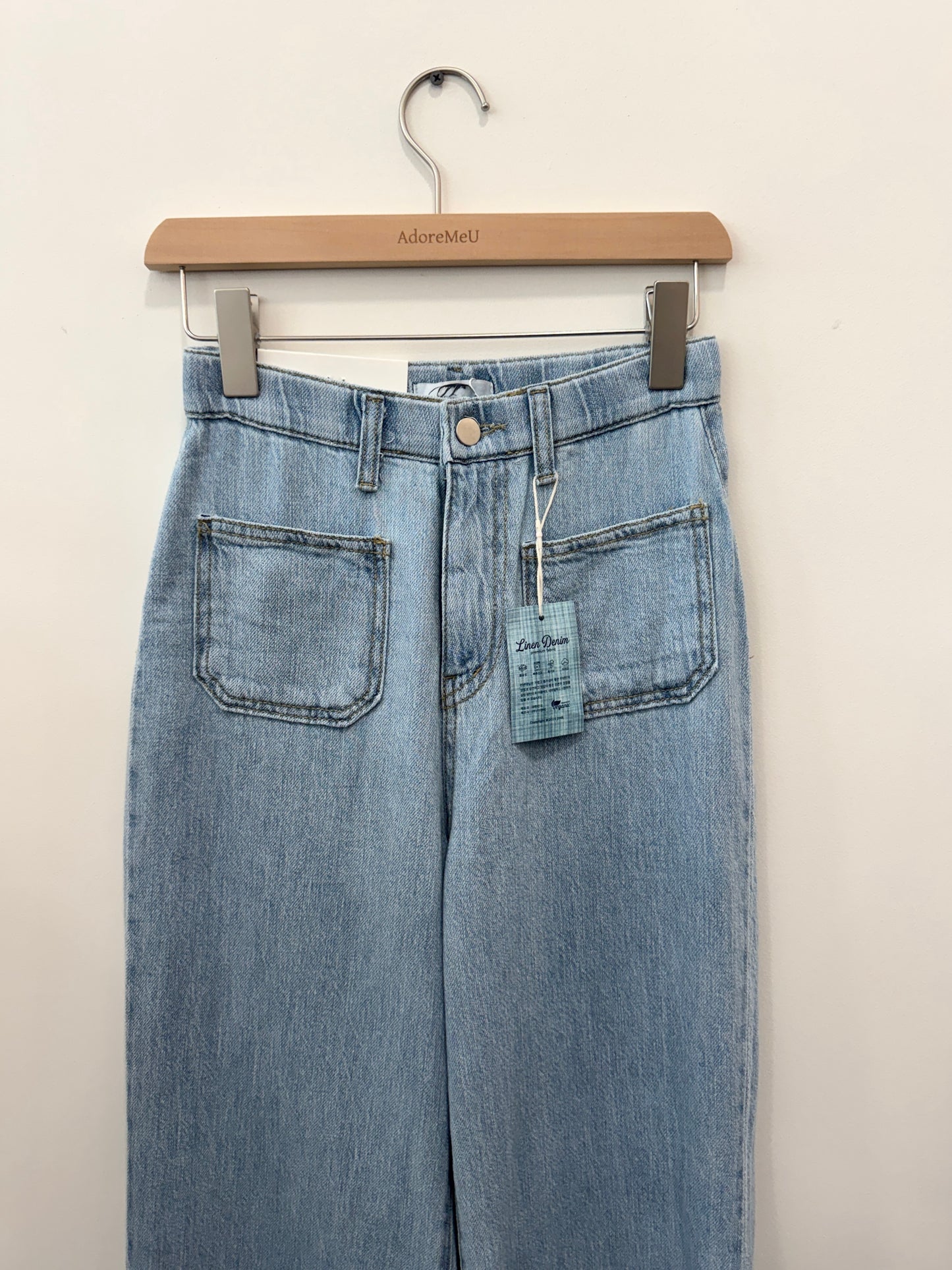 Front Pocket Linen Denim(~4/7)