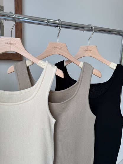 Squar Knit Tank Top - AdoreMeU