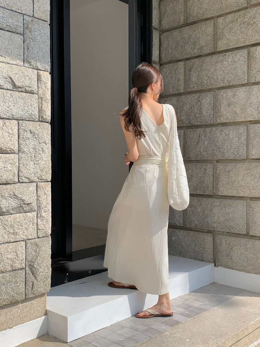 * Dove Sleeveless Maxi Dress