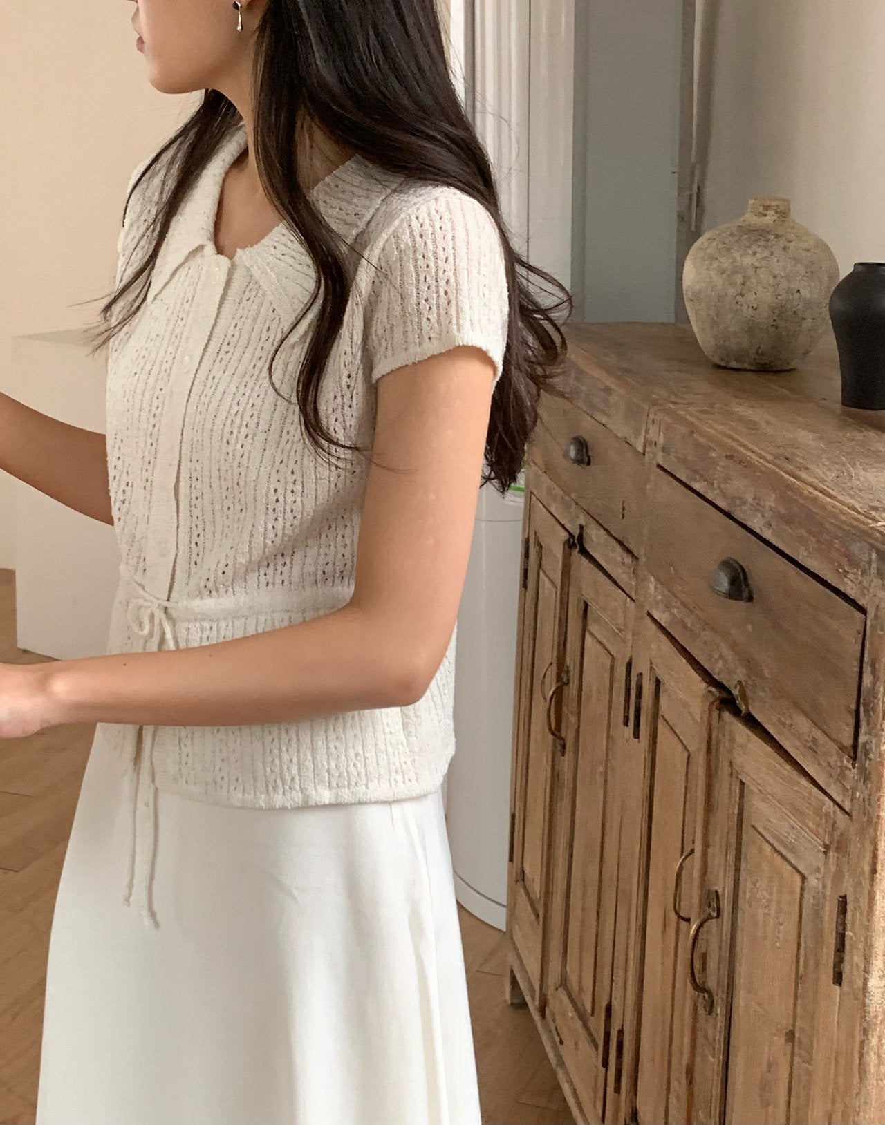 * Summer Mood Collar Knit