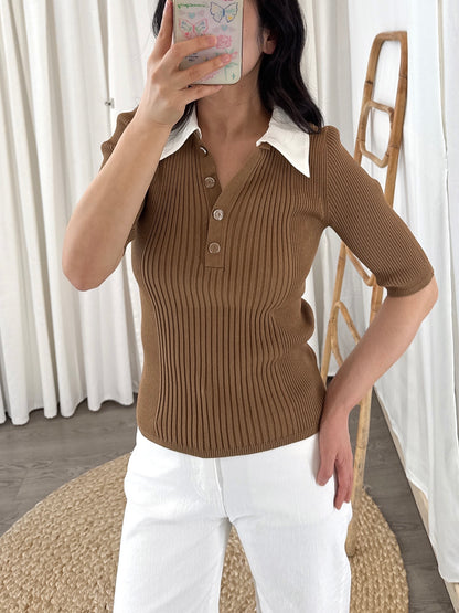 Golgi Collar Summer Knit
