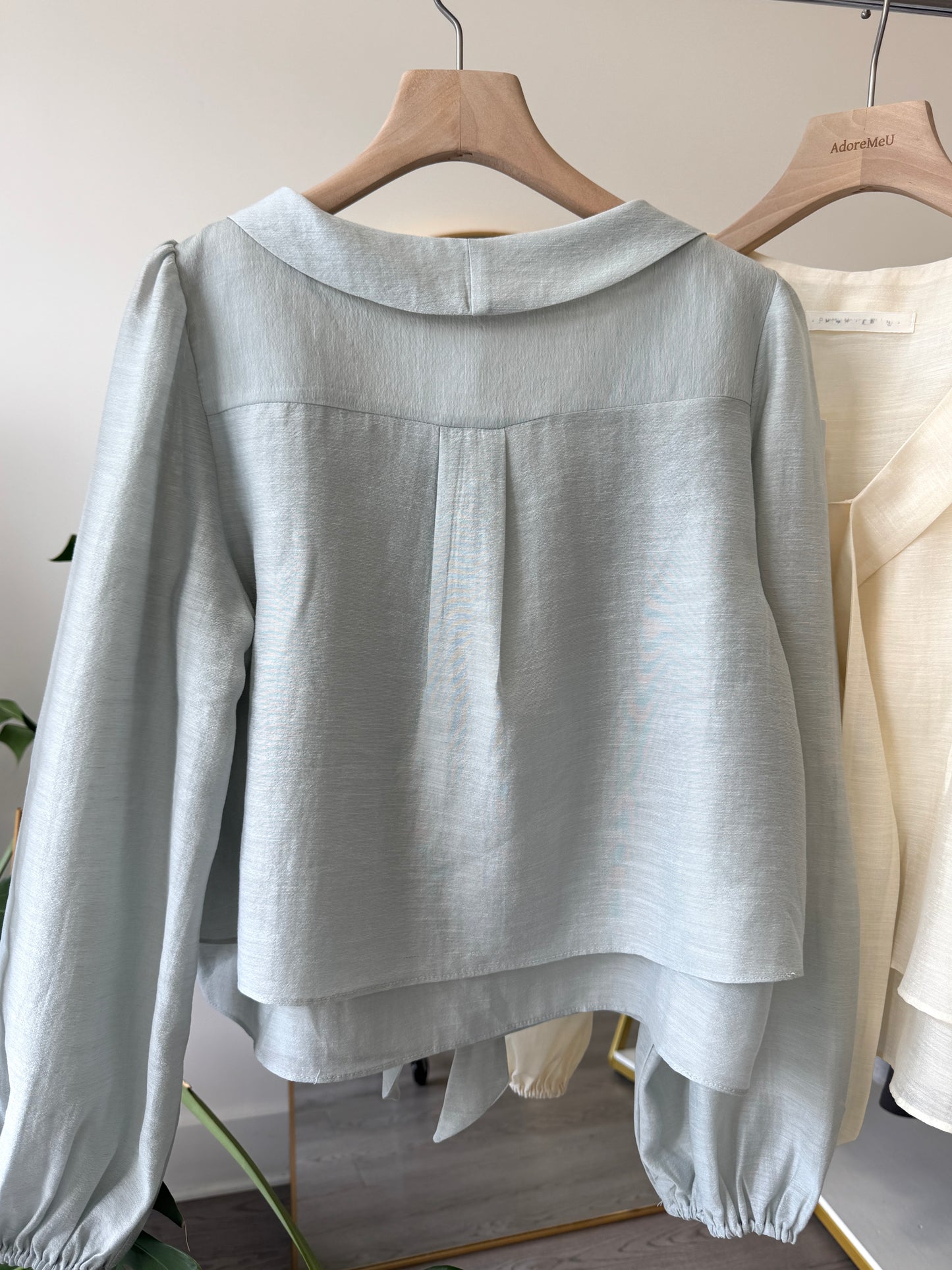 Rose Tie Blouse