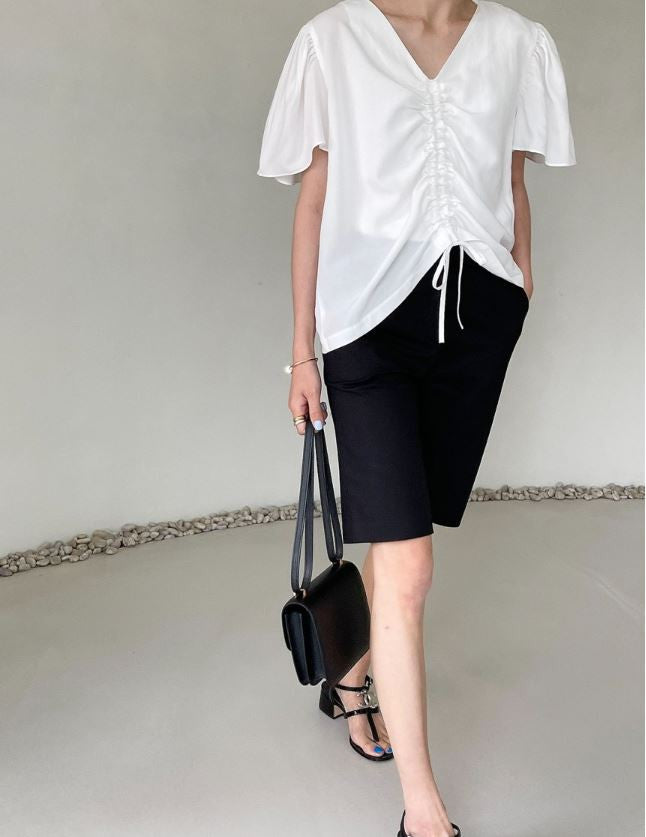 * Slim Fit Bermuda Shorts