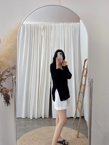 Slit Loose Knit Sweater(~10/18)