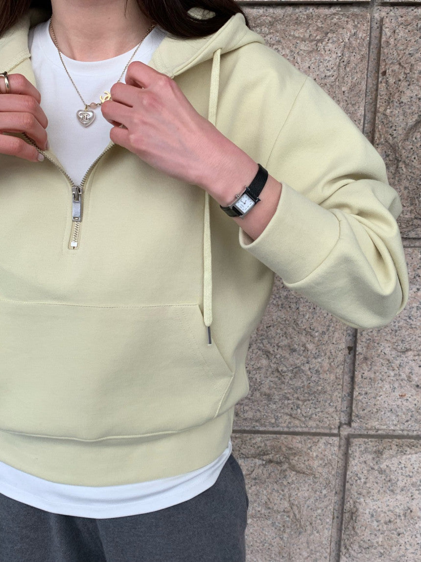 *파스텔 하프 집업 맞춤 제작