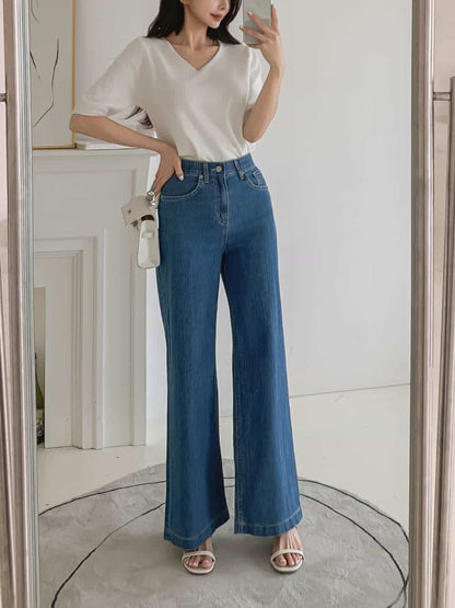 Lemon Summer Straight Jeans(~6/22)