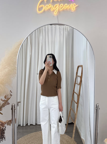 Golgi Collar Summer Knit