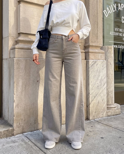 Banding Wide Cotton Pants (~9/5)