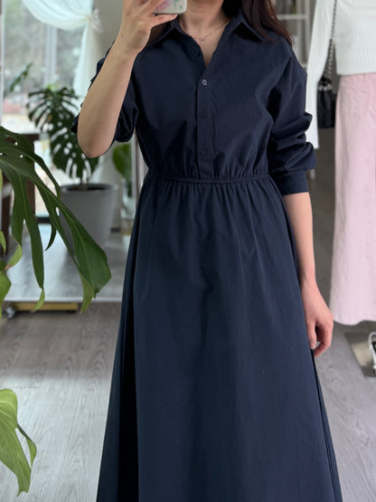 Plaine Shirt Dress - AdoreMeU