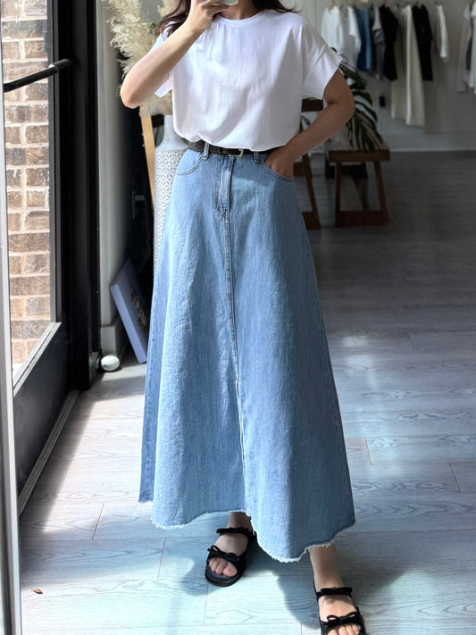 Soft Denim Skirt