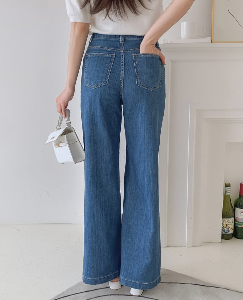 Lemon Summer Straight Jeans(~6/22)
