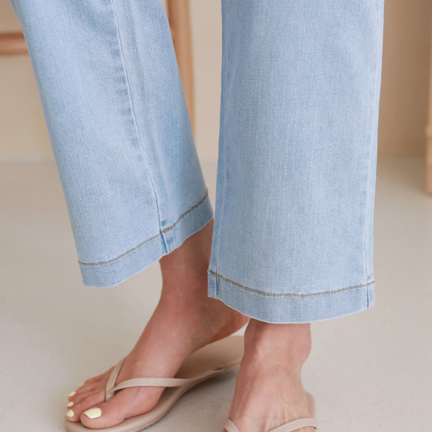 Cool Ankled Banding Denim