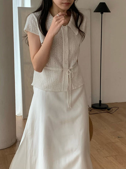 * Summer Mood Collar Knit