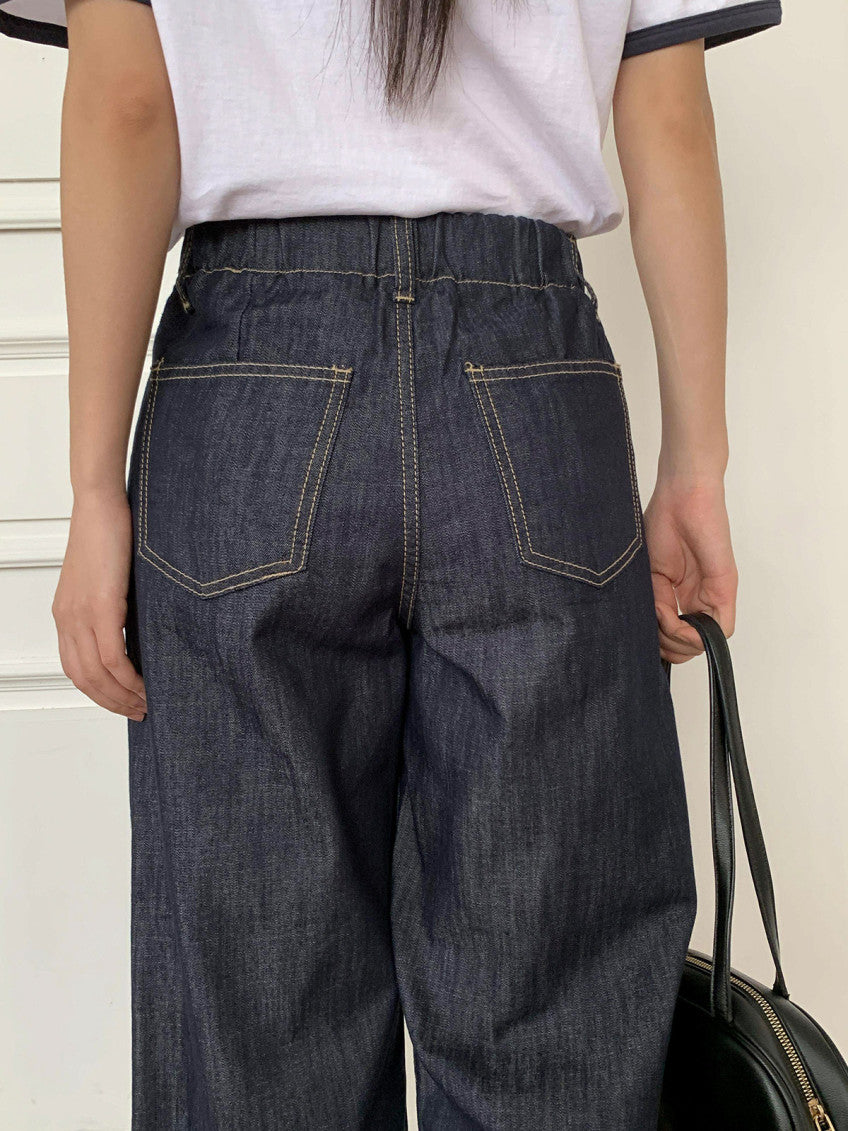 * Non-Fade Raw Denim Jeans