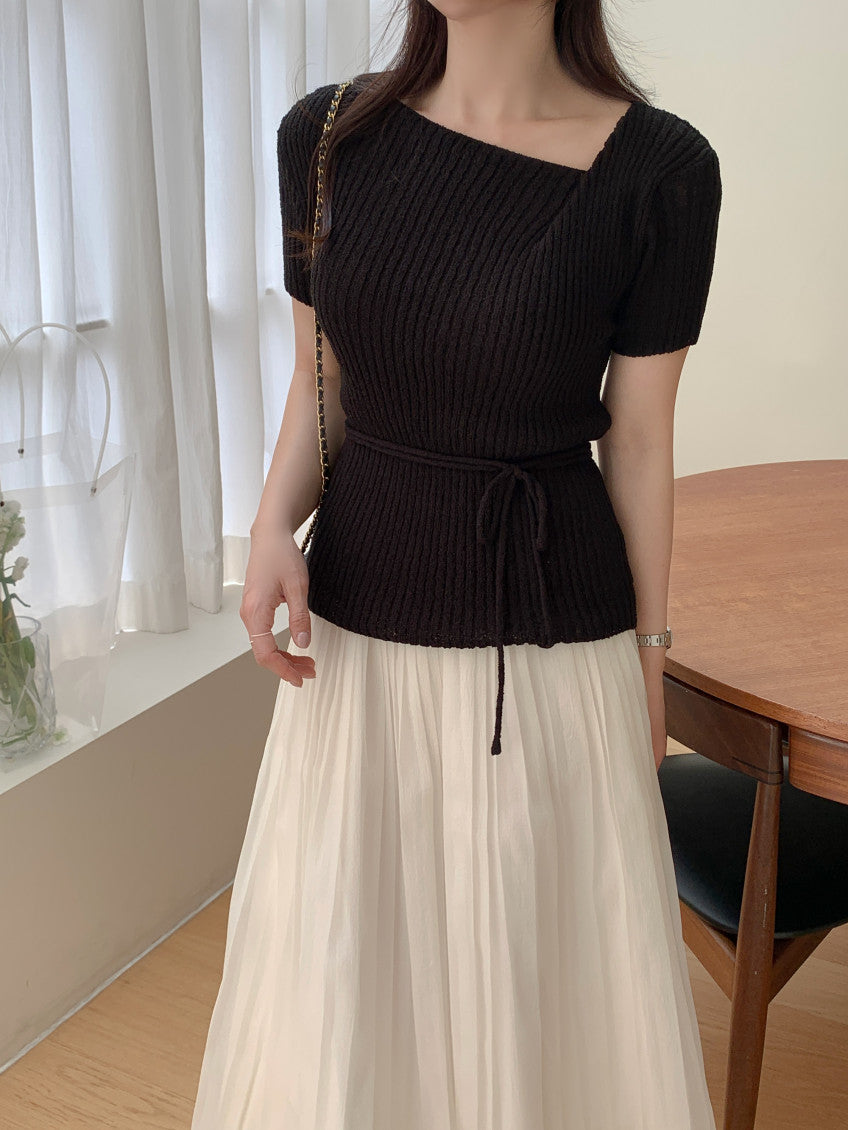 Boucle Short Sleeve Knit(~6/6)