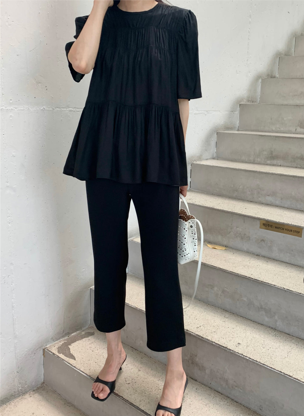 Cozy Shirring Blouse