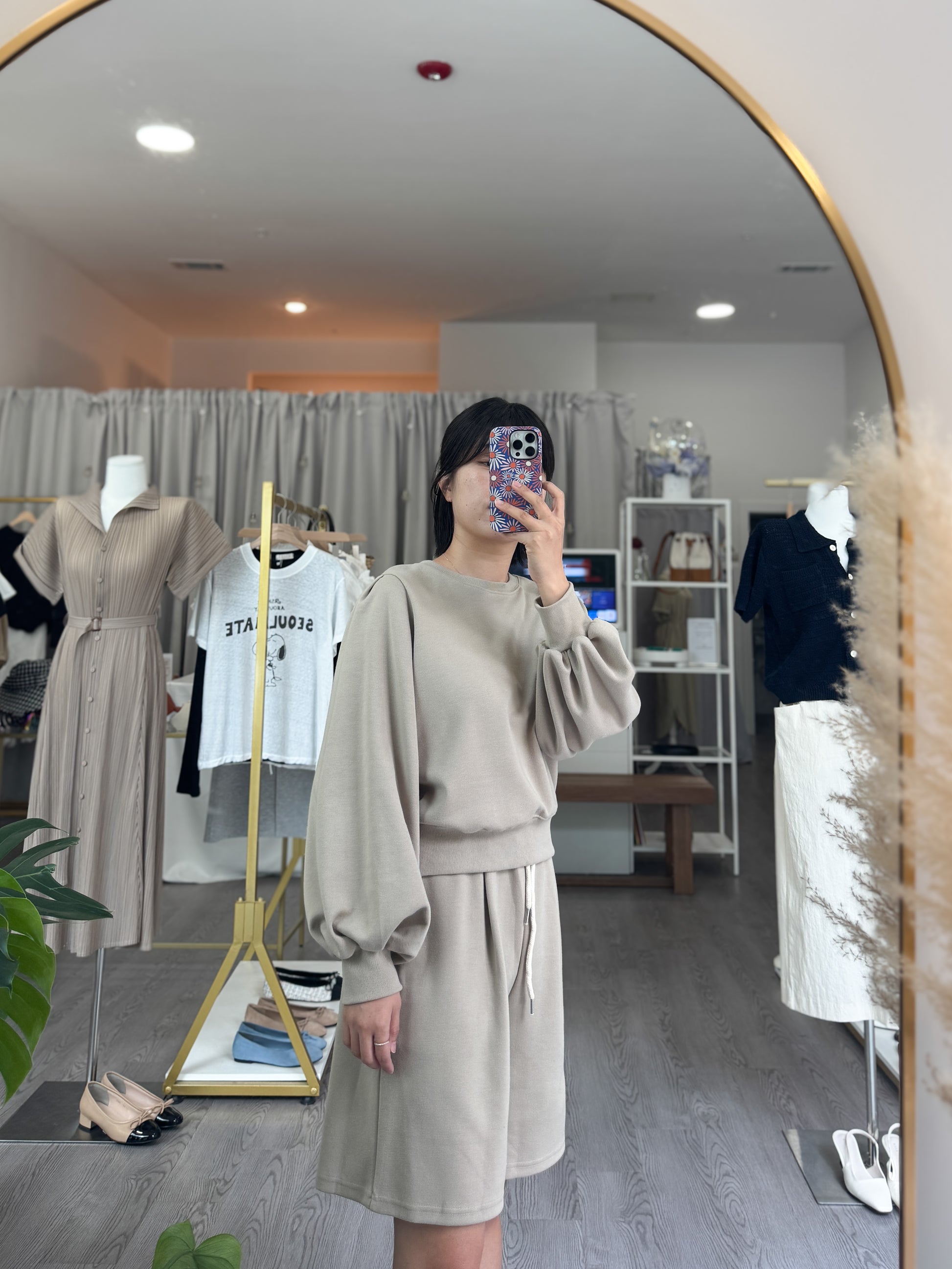 Pure Long Sleeve and Shorts Set(~9/1) - AdoreMeU