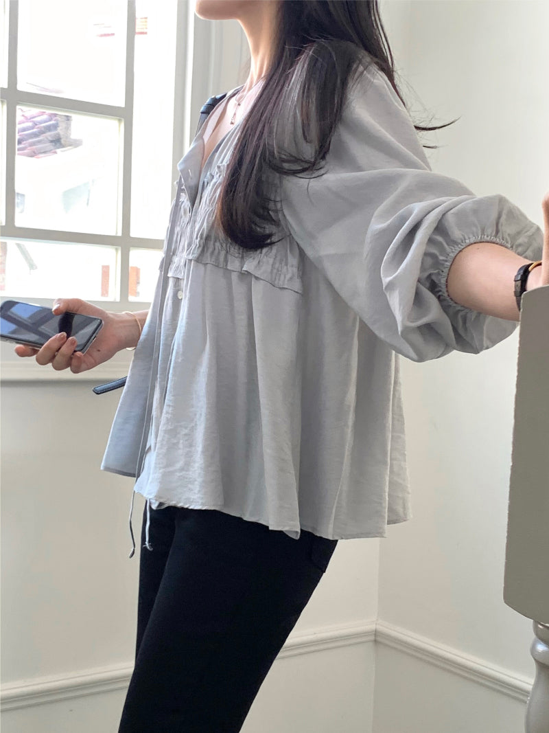 *Shirring Blouse