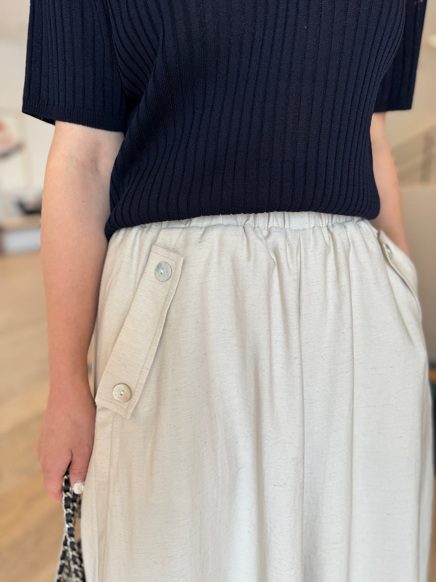 Linen Skirt Pants