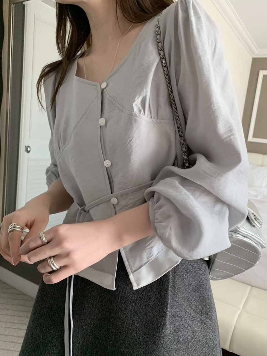 * Lumi Satin Blouse