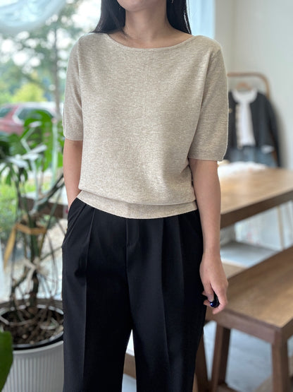 Marry Boatnect Knit - AdoreMeU