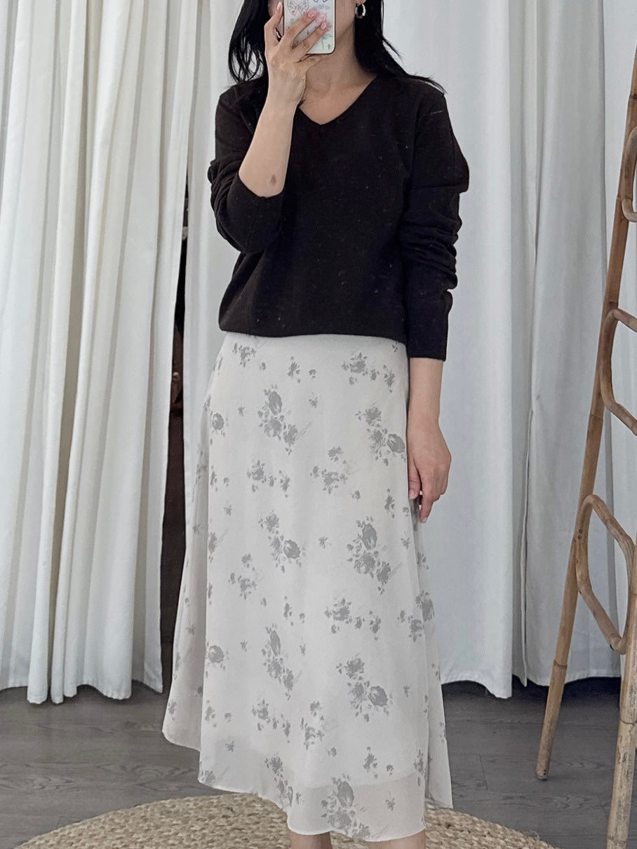 Soft V Cash Knit