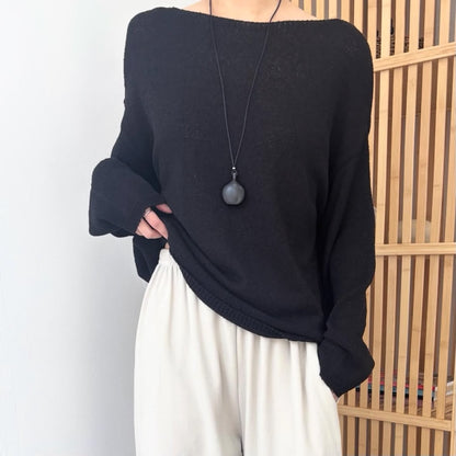 *Relaxed Knit Top