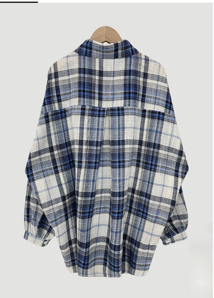 * Daily Oversized Check Shirt