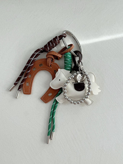 White Pony Keyring