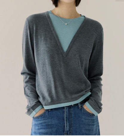 Layered V Knit(~9/24)